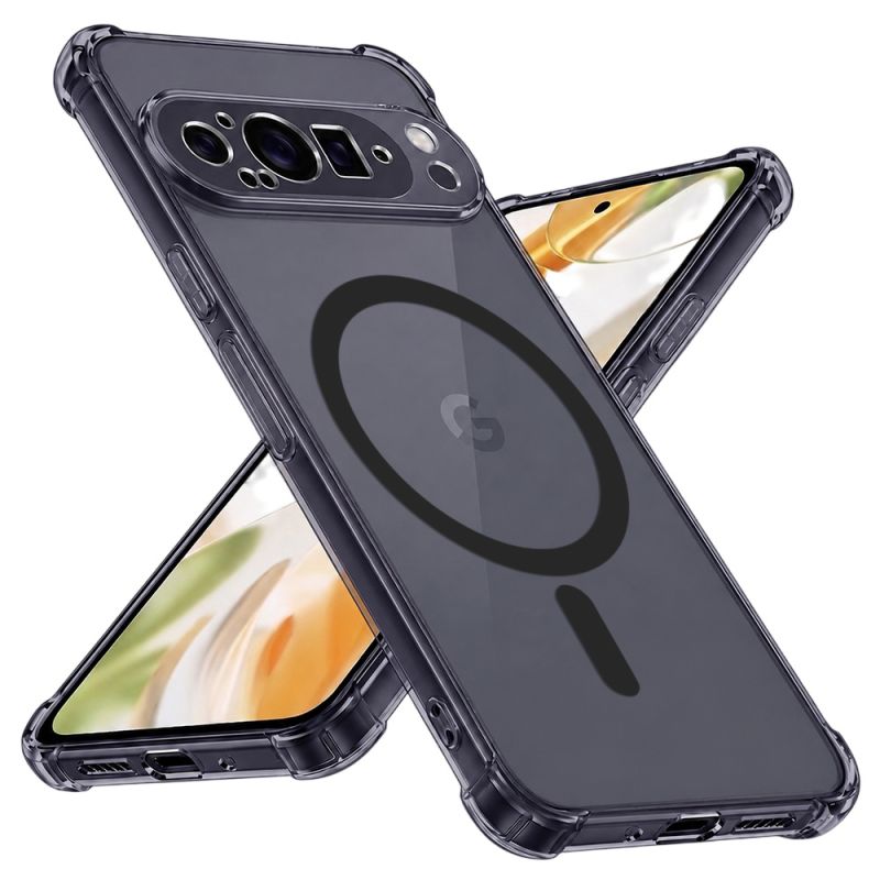 Husa pentru Google Pixel 9 Pro - Techsuit Shockproof Clear Silicone MagSafe - Smoke Black