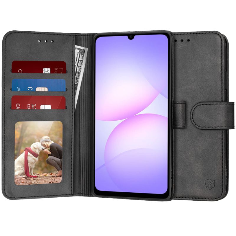 Husa pentru Samsung Galaxy A07 4G - Techsuit Diary Book - Black