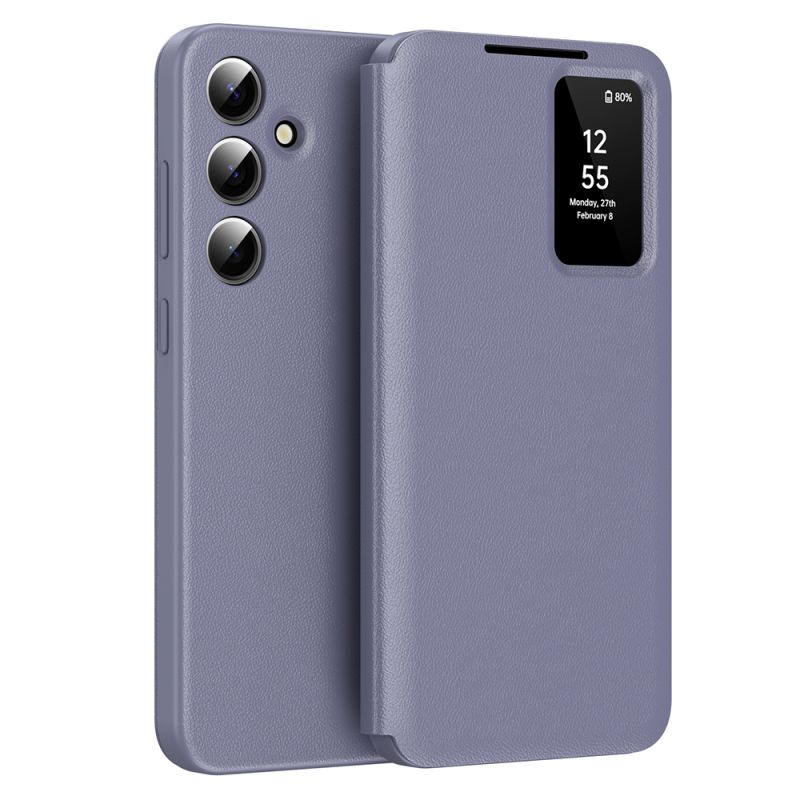 Husa pentru Samsung Galaxy S25 - Techsuit SmartView Series - Purple