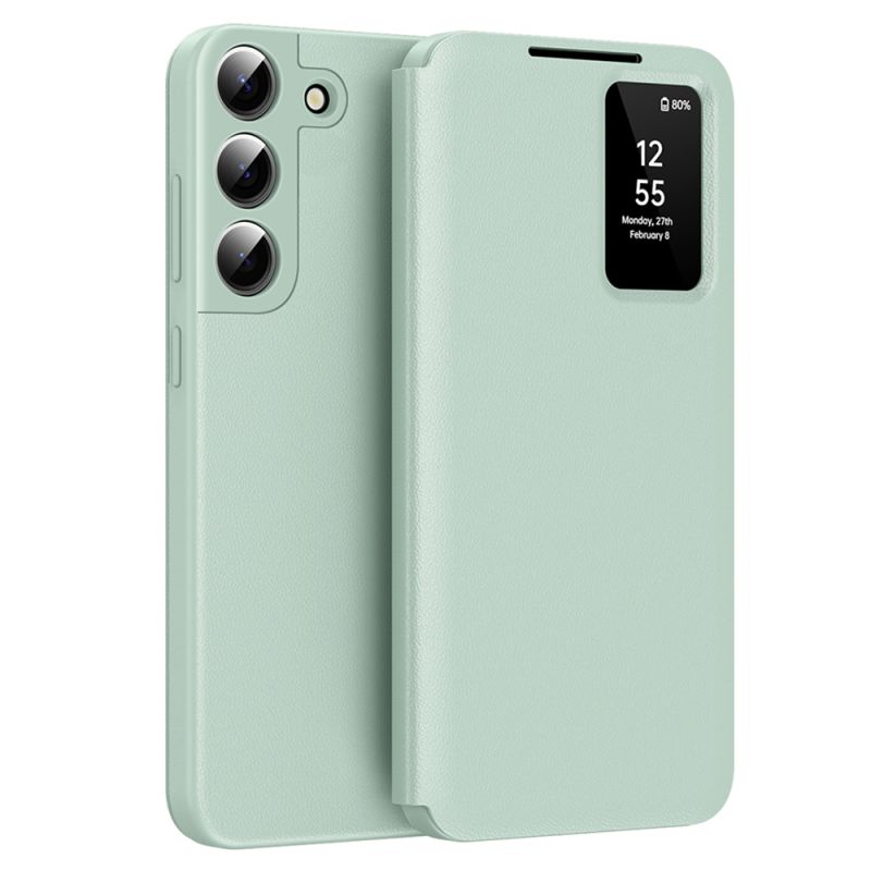 Husa pentru Samsung Galaxy S22 5G - Techsuit SmartView Series - Green