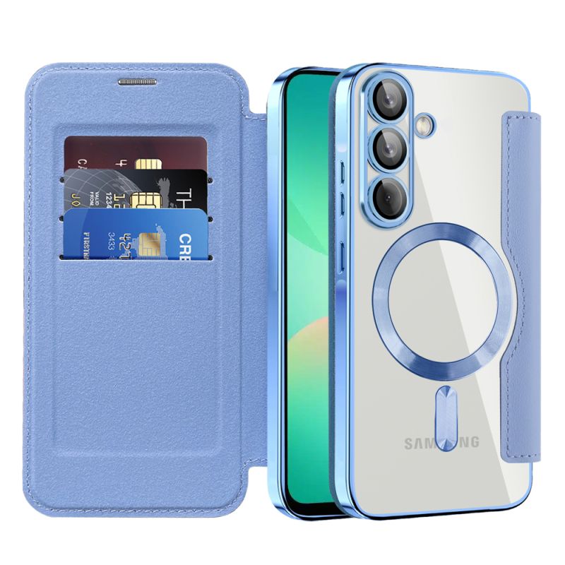 Husa pentru Samsung Galaxy A26 5G - Techsuit SmartMag Book Case - Light Blue