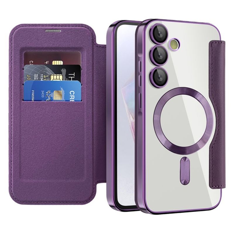 Husa pentru Samsung Galaxy A35 5G - Techsuit SmartMag Book Case - Purple
