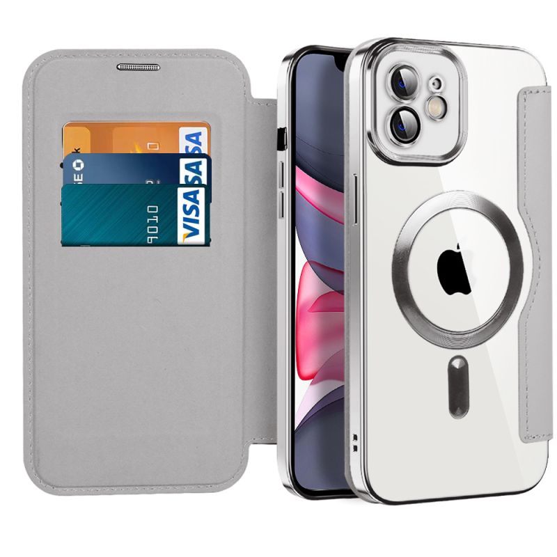 Husa pentru iPhone 11 - Techsuit SmartMag Book Case - Gray