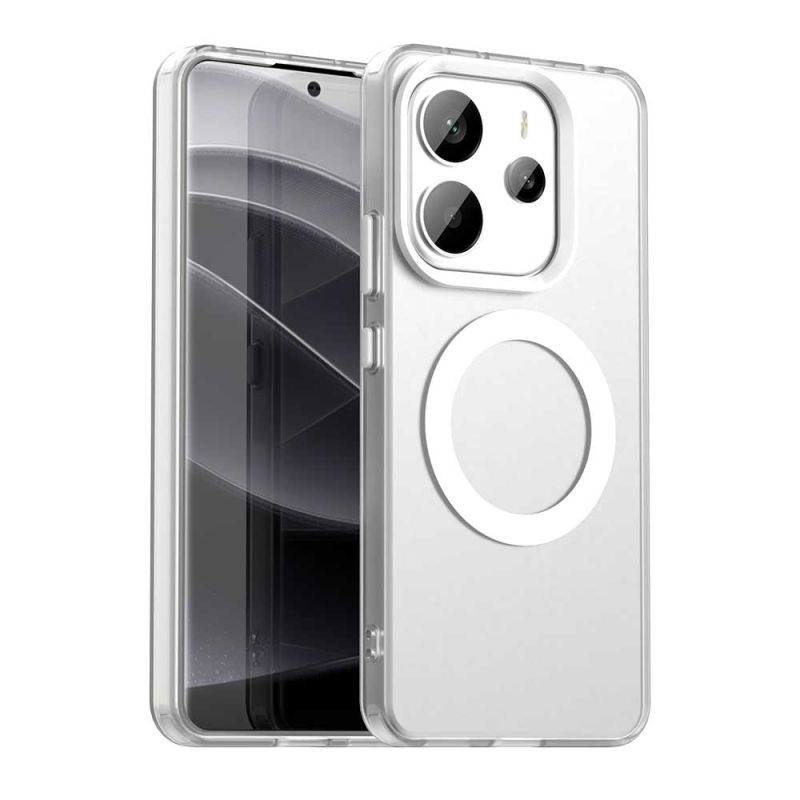 Husa pentru Xiaomi Redmi Note 14 4G (Regional) - Techsuit CandyCase MagSafe - White