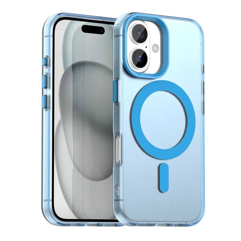 Husa pentru iPhone 16 - Techsuit CandyCase MagSafe - Blue