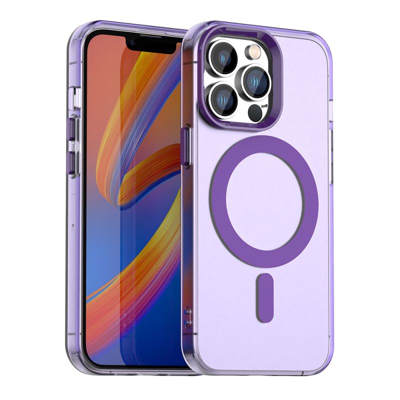 Husa pentru iPhone 13 Pro Max - Techsuit CandyCase MagSafe - Purple