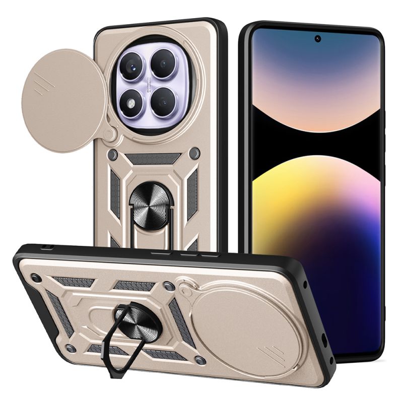 Husa pentru Xiaomi Redmi Note 14 Pro 4G - Techsuit CamShield Series - Gold