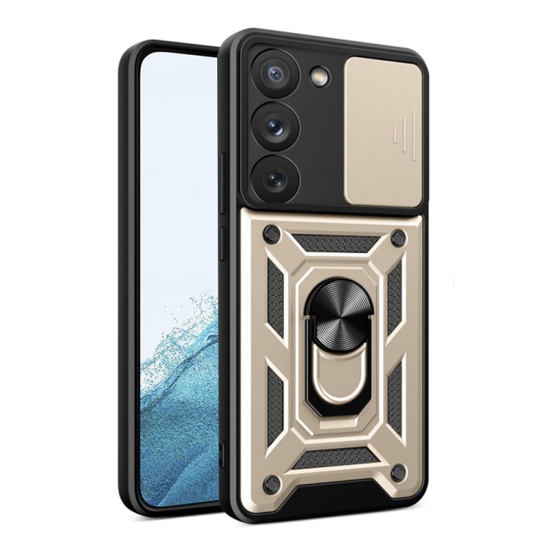 Husa pentru Samsung Galaxy S22 5G - Techsuit CamShield Series - Gold