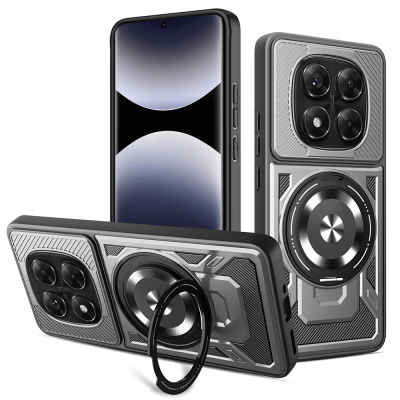 Husa pentru Xiaomi Redmi Note 14 Pro 5G / Note 14 Pro+ 5G / Poco X7 - Techsuit RuggedCam - Gray