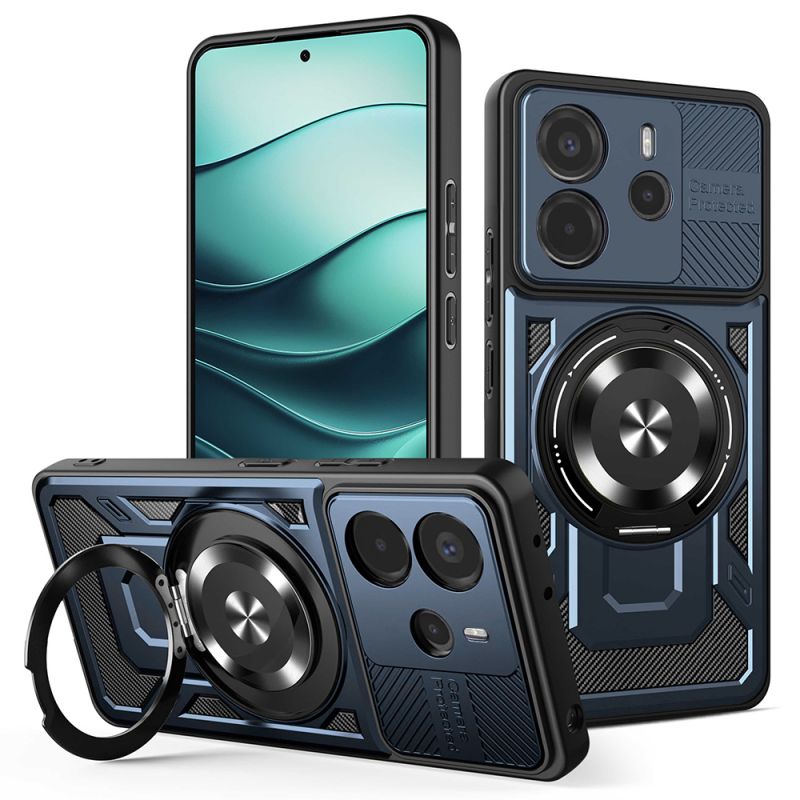 Husa pentru Xiaomi Redmi Note 14 5G - Techsuit RuggedCam - Blue