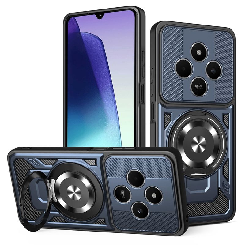 Husa pentru Xiaomi Redmi 14C / Poco C75 - Techsuit RuggedCam - Blue