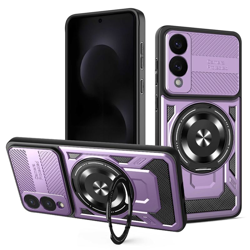 Husa pentru Samsung Galaxy S25 Edge - Techsuit RuggedCam - Purple