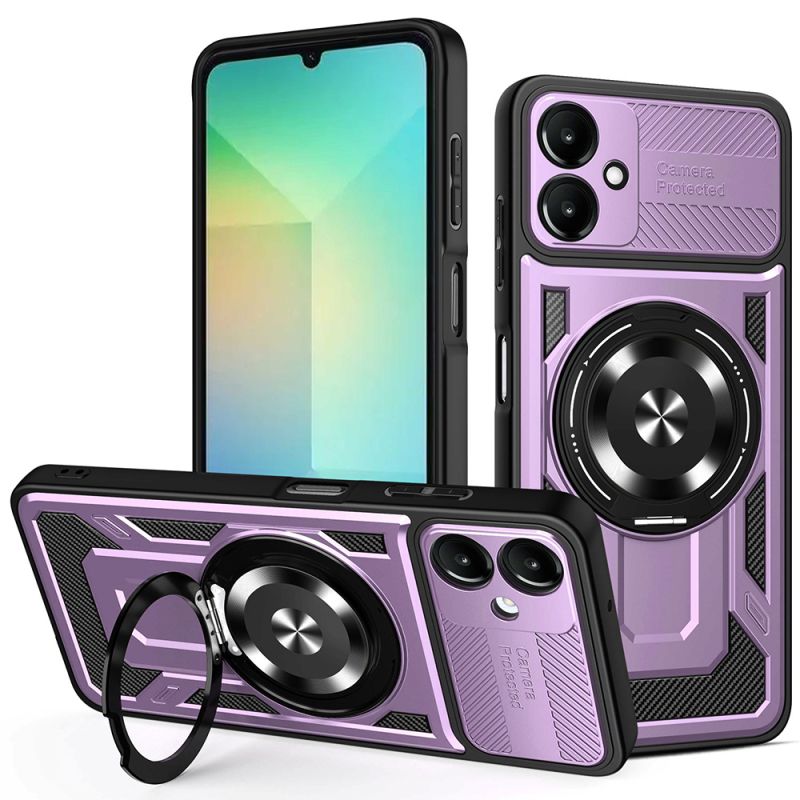 Husa pentru Samsung Galaxy A06 4G - Techsuit RuggedCam - Purple