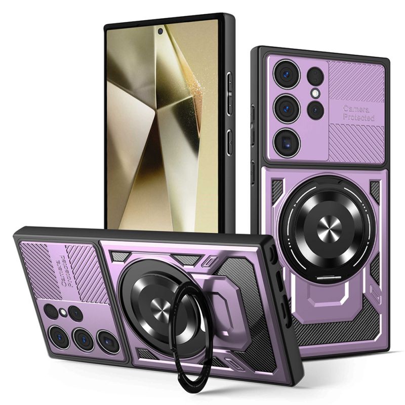 Husa pentru Samsung Galaxy S24 Ultra - Techsuit RuggedCam - Purple