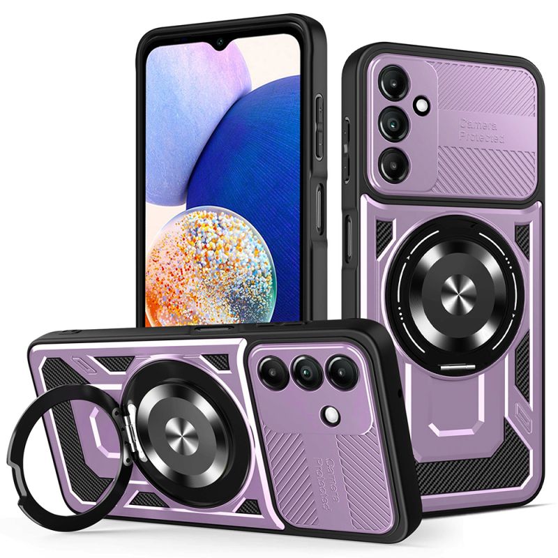 Husa pentru Samsung Galaxy A14 4G / A14 5G - Techsuit RuggedCam - Purple