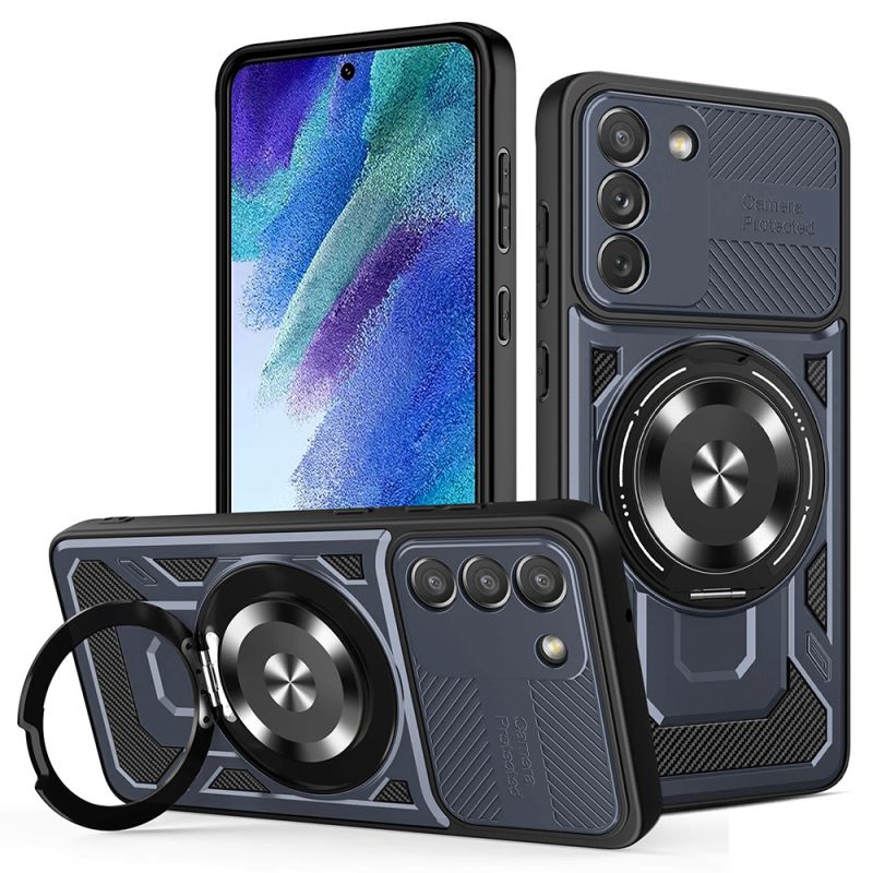 Husa pentru Samsung Galaxy S21 FE 5G - Techsuit RuggedCam - Blue
