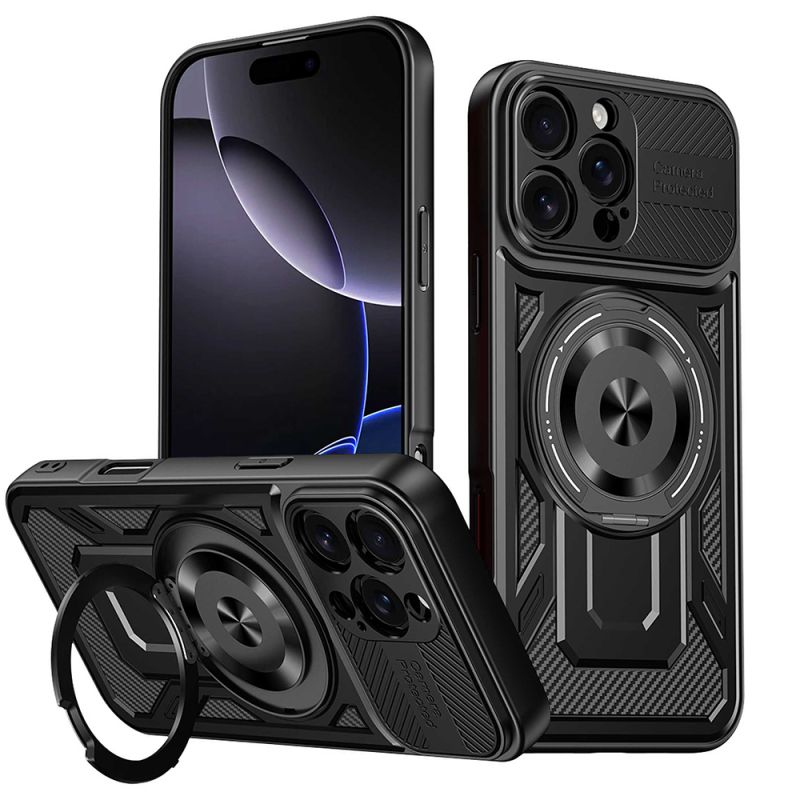 Husa pentru iPhone 16 Pro - Techsuit RuggedCam - Black