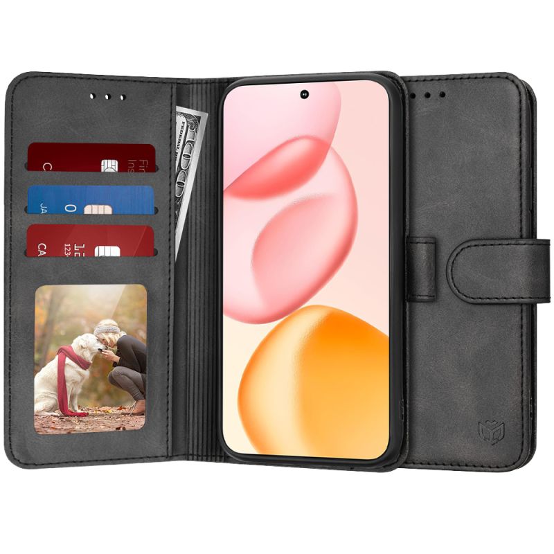 Husa pentru Honor 400 - Techsuit Diary Book - Black