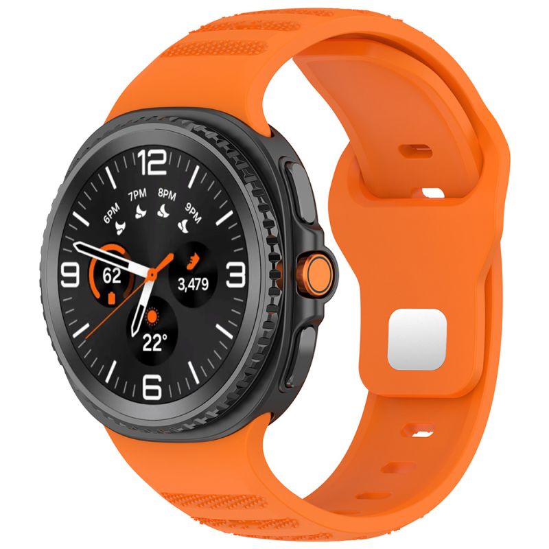 Curea pentru Samsung Galaxy Watch8 40mm/Watch8 44mm/Watch8 Classic/Watch9 40mm/Watch9 44mm - Techsuit Watchband (W050) - Orange