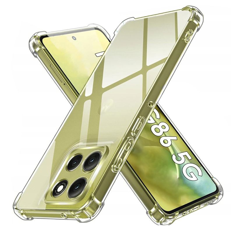 Husa pentru Motorola Moto G86 - Techsuit Shockproof Clear Silicone - Clear