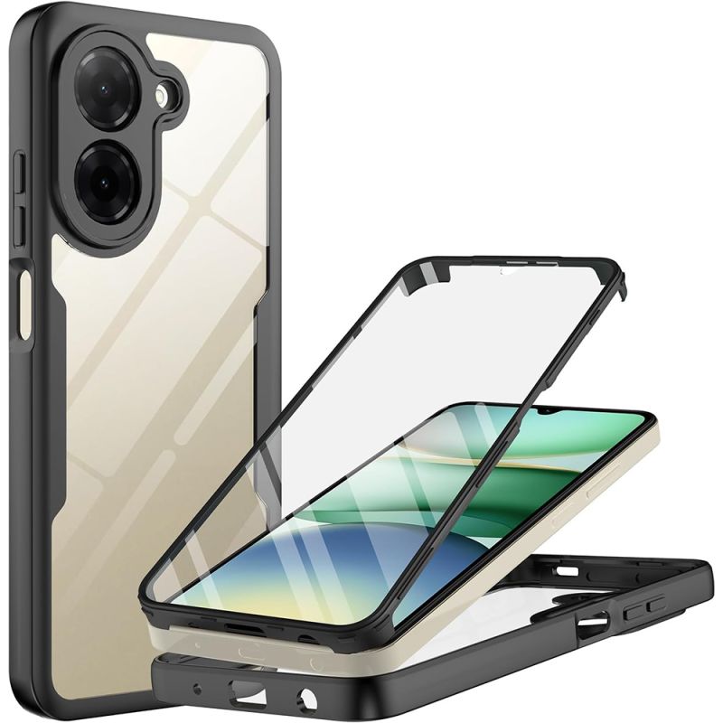 Husa pentru Xiaomi Redmi A5 4G (Regional) + Folie - Techsuit ColorVerse 360 Series - Black