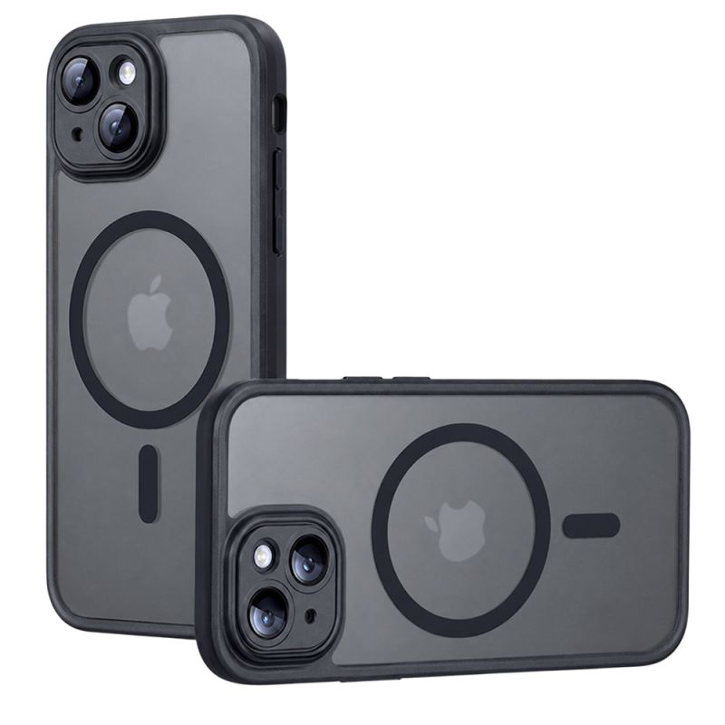 Husa pentru iPhone 13 - Techsuit PureFrost MagSafe - Frosted Black