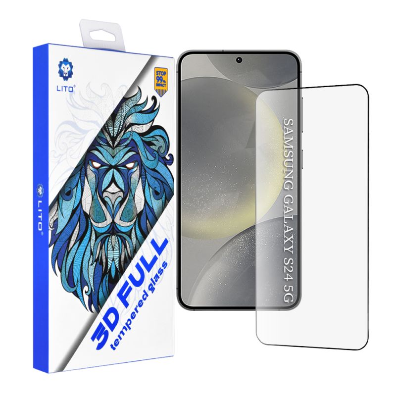 Folie pentru Samsung Galaxy S24 / S25 - Lito 3D Full Cover - Black
