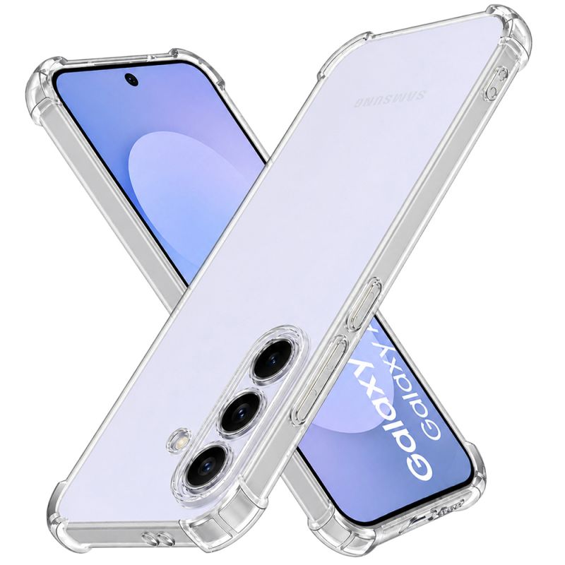 Husa pentru Samsung Galaxy S25 FE - Techsuit Shockproof Clear Silicone - Clear