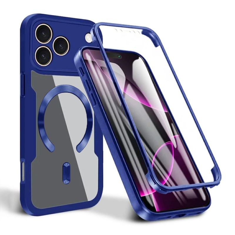 Husa pentru iPhone 17 Pro Max + Folie - Techsuit ColorVerse 360 MagSafe Series - Blue