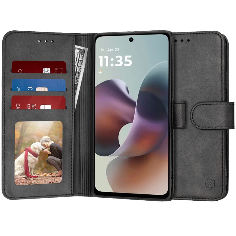 Husa pentru Motorola Moto G56 - Techsuit Diary Book - Black