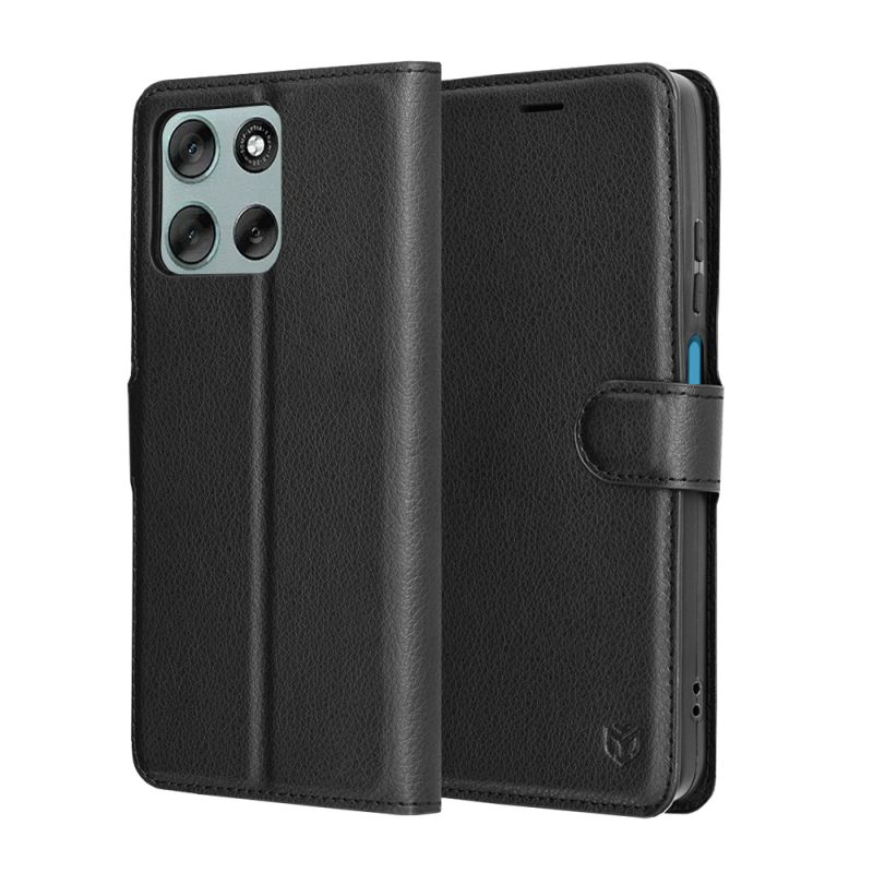 Husa pentru Motorola Moto G56 - Techsuit Leather Folio - Black