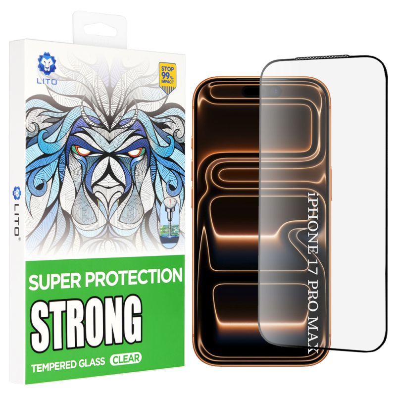 Folie pentru iPhone 18 Pro Max / iPhone 17 Pro Max - Lito D+ Max Strong - Black