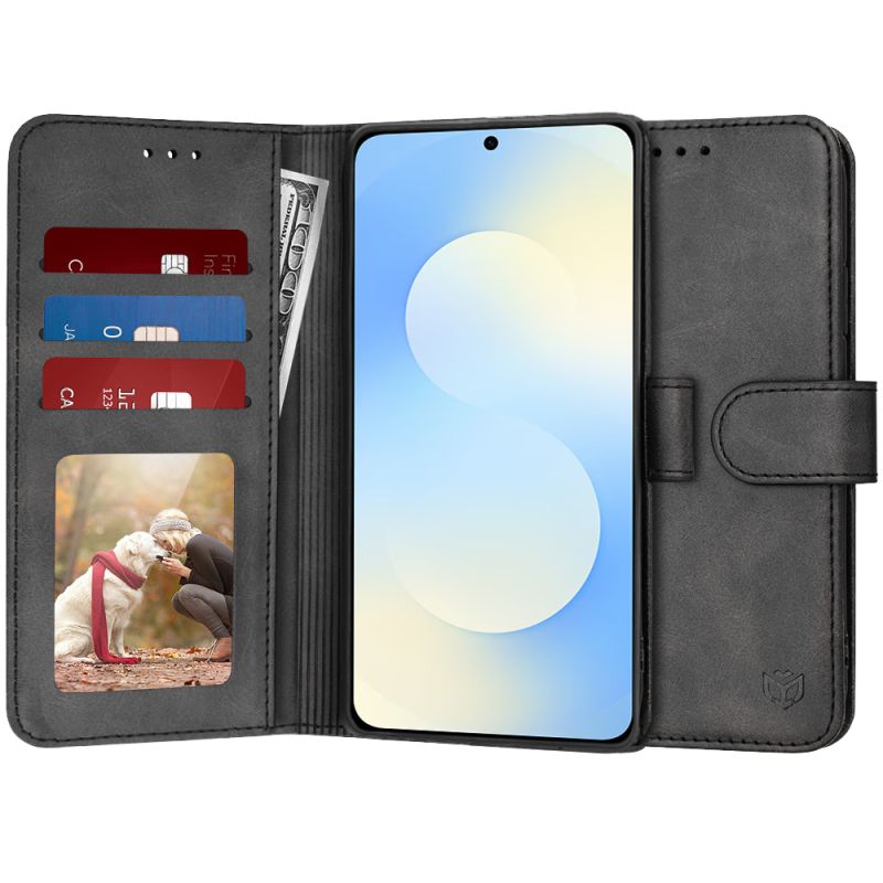 Husa pentru Samsung Galaxy S25 FE - Techsuit Diary Book - Black