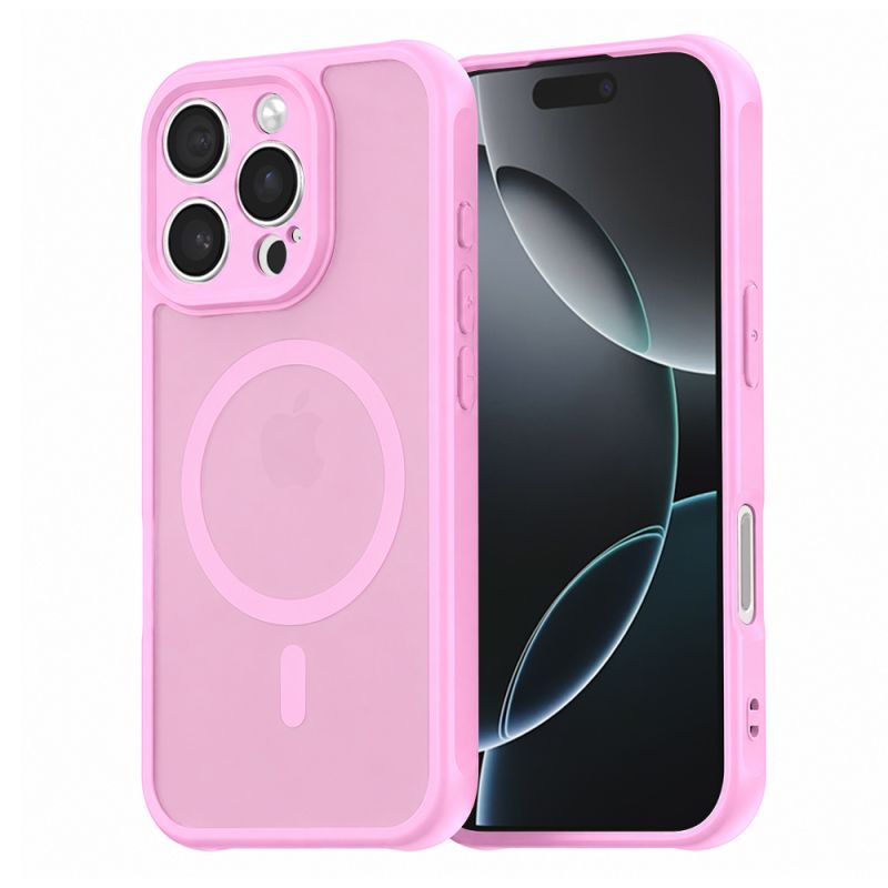 Husa pentru iPhone 16 Pro - Techsuit HaloFrost II MagSafe - Pink