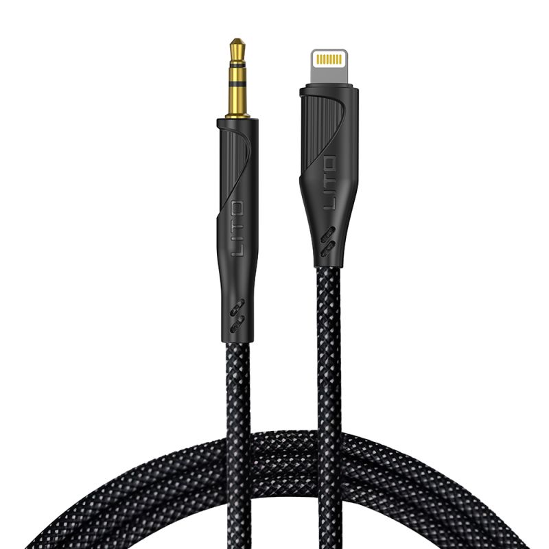 Cablu Adaptor Lightning la Jack - Lito (LA02) - Black