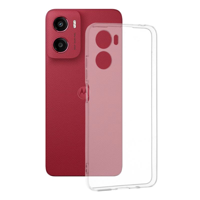 Husa pentru Motorola Moto G05 / E15 - Techsuit Clear Silicone - Transparent