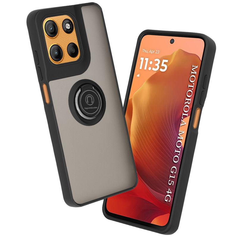 Husa pentru Motorola Moto G15 / G15 Power / G17 / G17 Power - Techsuit Glinth - Black
