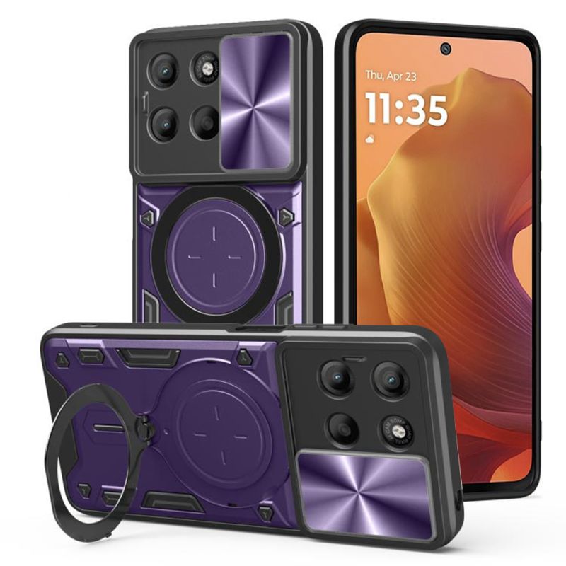 Husa pentru Motorola Moto G15 / G15 Power / G17 / G17 Power - Techsuit CamGuard Pro - Purple