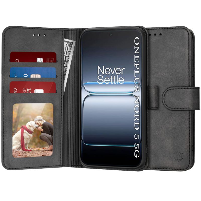Husa pentru OnePlus Nord 5 - Techsuit Diary Book - Black