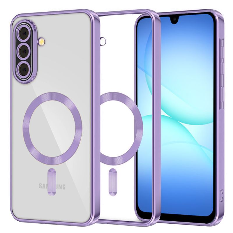 Husa pentru Samsung Galaxy A17 5G / A17 4G / M17 / F17 / A18 5G - Techsuit Luxury Crystal MagSafe - Light Purple