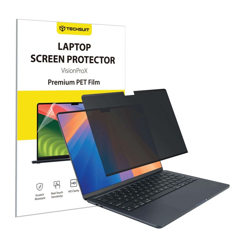 Folie pentru MacBook Air 13" (2025 / 2026) -Techsuit VisionProX - Privacy