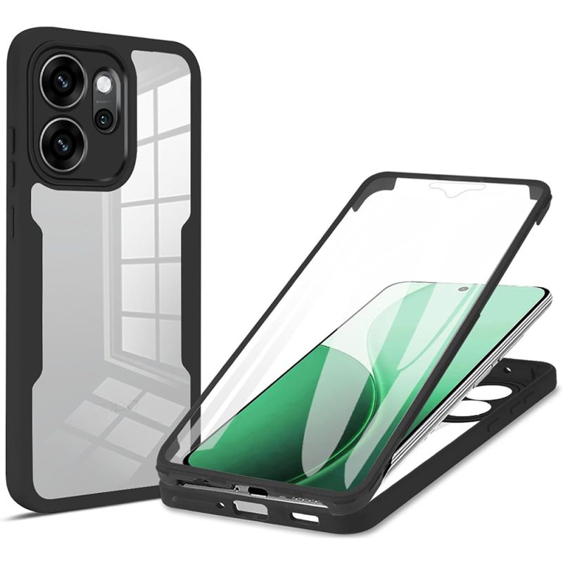 Husa pentru Oppo Reno14 F / Reno14 FS 5G + Folie - Techsuit ColorVerse 360 Series - Black