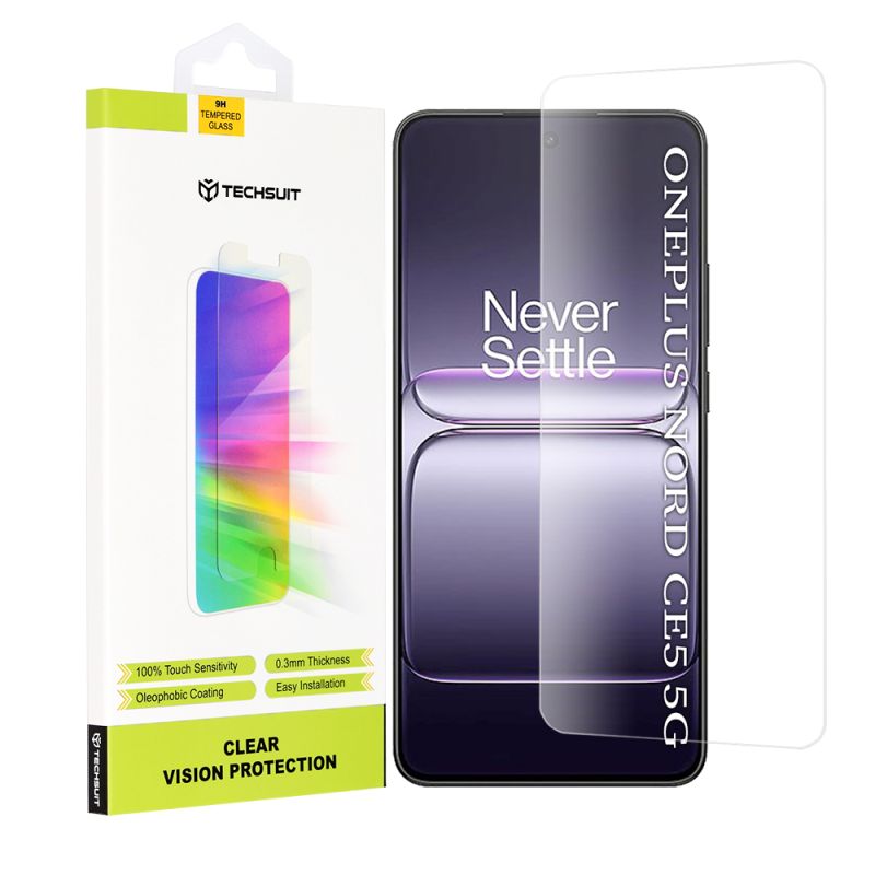 Folie pentru OnePlus Nord CE5 - Techsuit Clear Vision Glass - Transparent