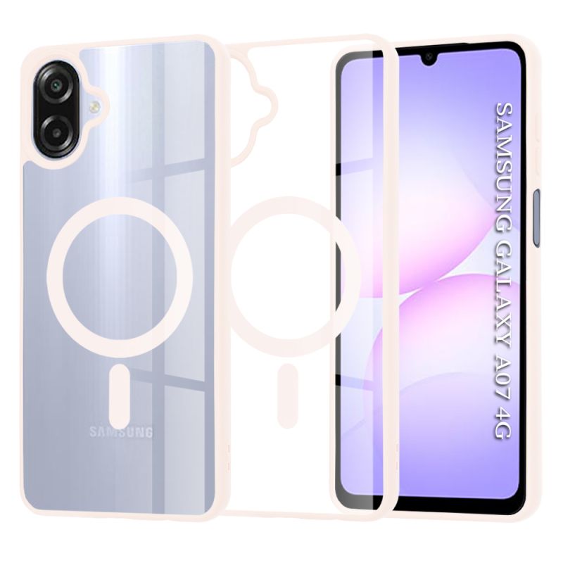 Husa pentru Samsung Galaxy A07 4G - Techsuit MagSafe Pro - Nude Pink
