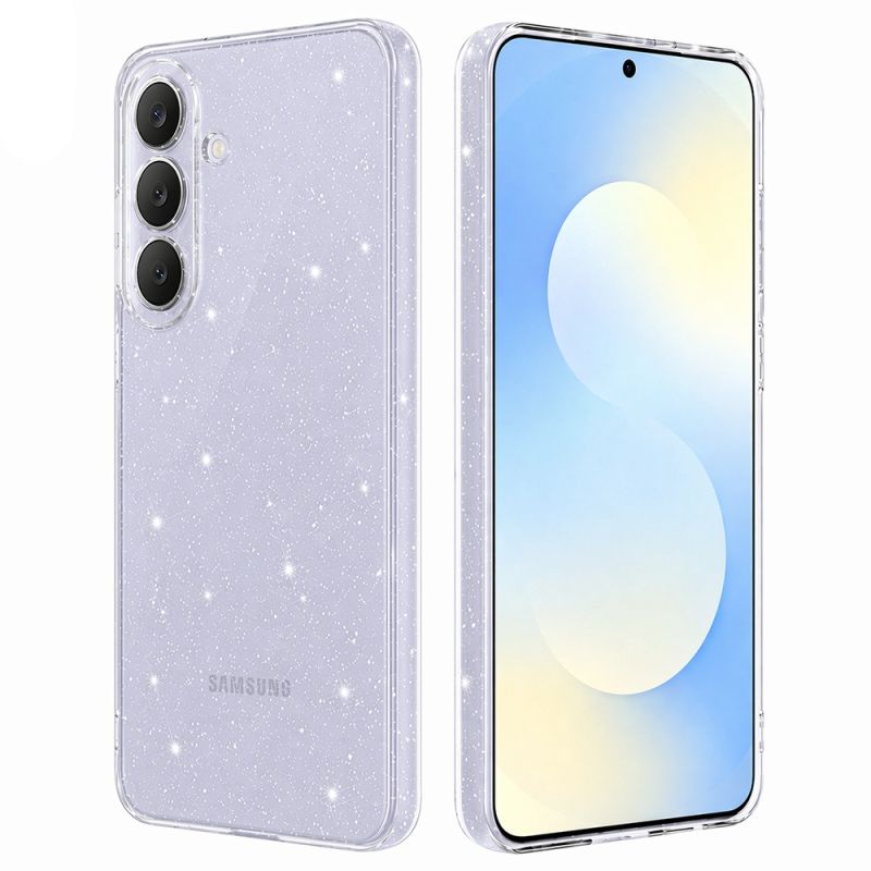 Husa pentru Samsung Galaxy S25 FE - Techsuit SparkleSkin Series - Clear
