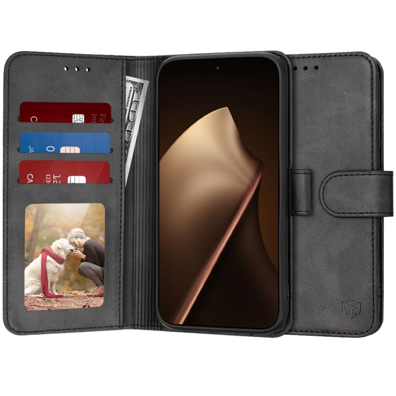 Husa pentru Xiaomi 15T Pro - Techsuit Diary Book - Black