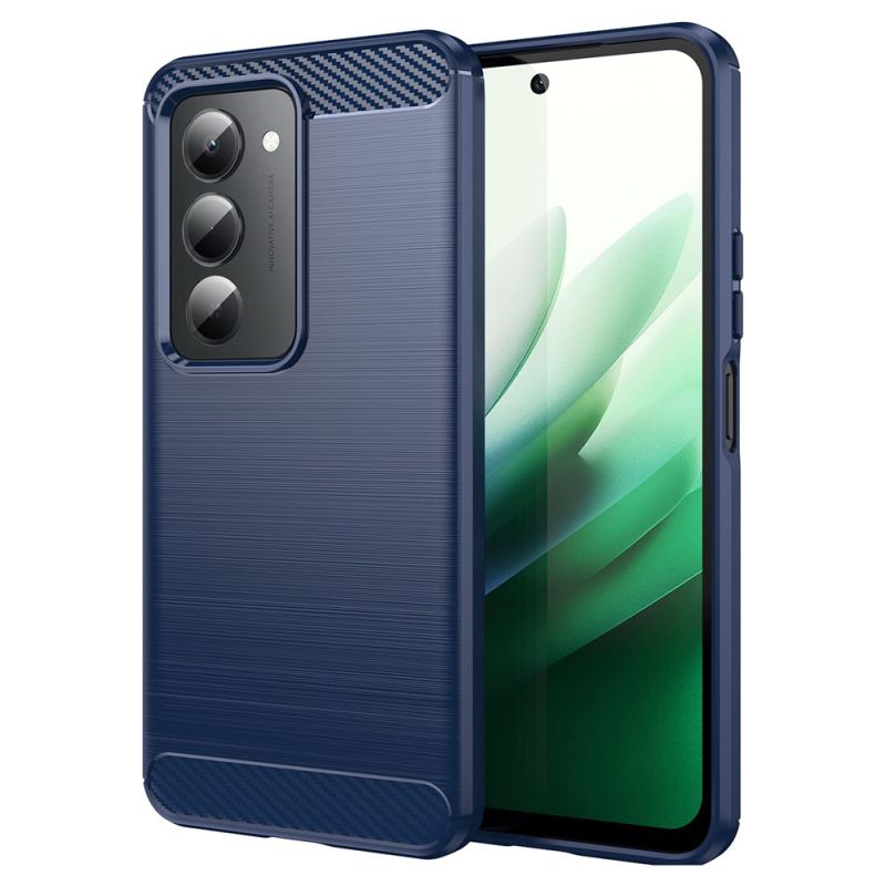 Husa pentru Xiaomi Redmi 15 4G / Redmi 15 5G - Techsuit Carbon Silicone - Blue