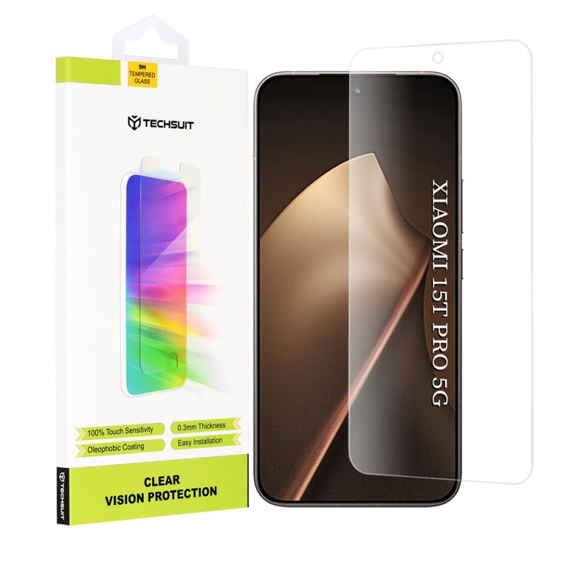 Folie pentru Xiaomi 15T Pro - Techsuit Clear Vision Glass - Transparent