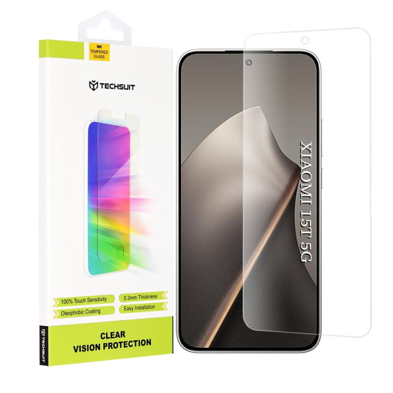Folie pentru Xiaomi 15T - Techsuit Clear Vision Glass - Transparent