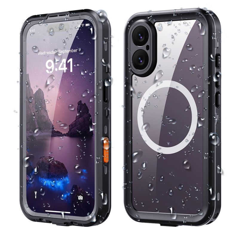 Husa pentru iPhone 17 - ShellBox Waterproof IP68 Case - Black